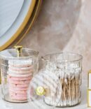 Acrylic Cotton Bud and Cosmetic Holder