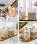 Acrylic Cotton Bud and Cosmetic Holder